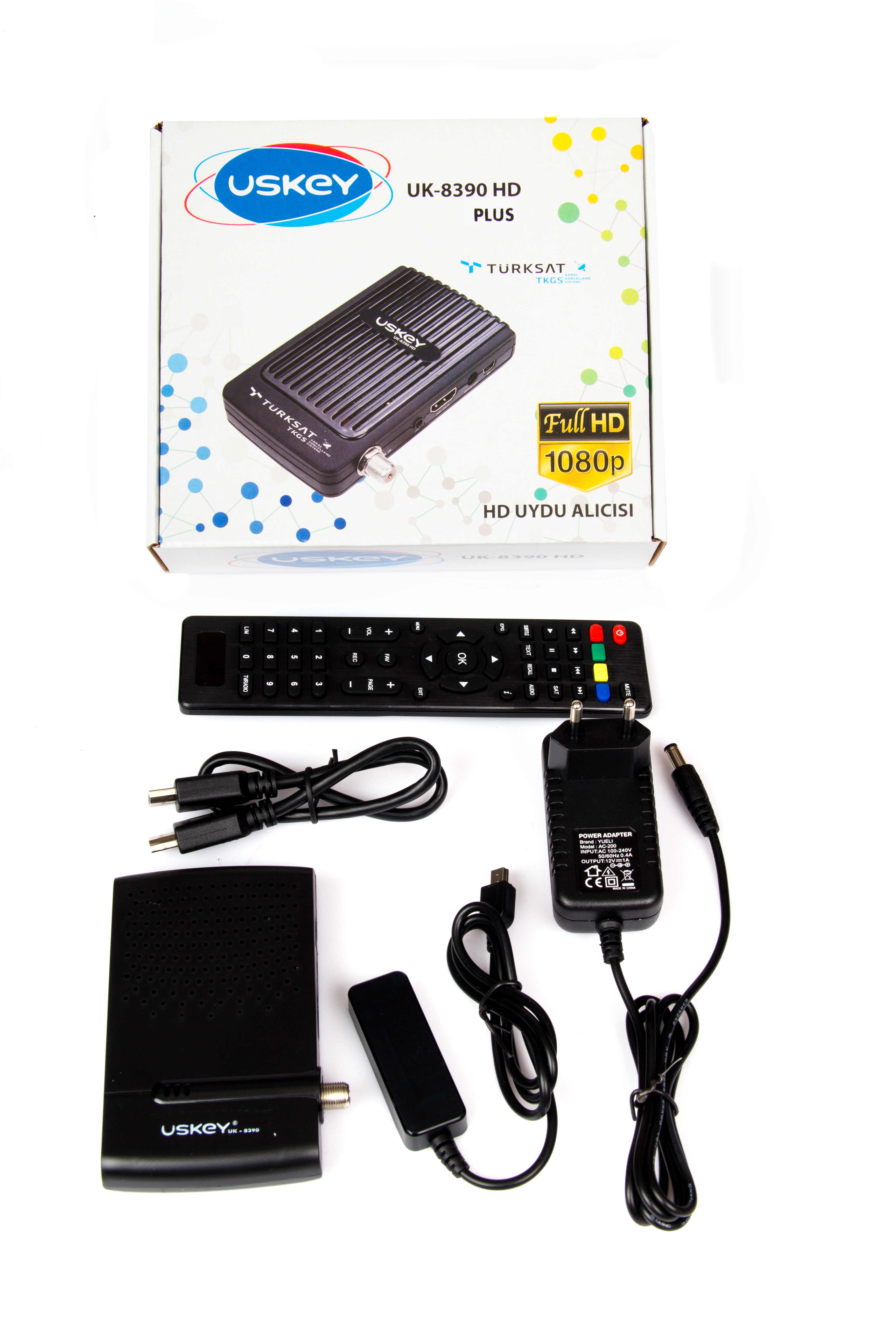 USKEY UK-8390 PLUS MİNİ UYDU ALICISI