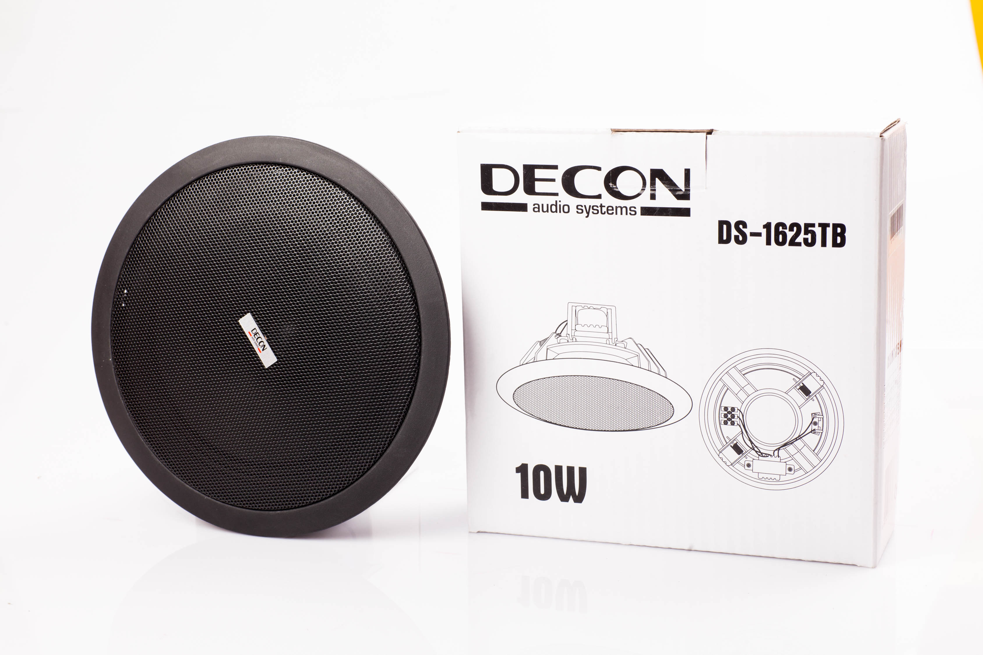 DECON DS-1625TB 16 CM TRAFOLU TAVAN HOPARLÖR SİYAH