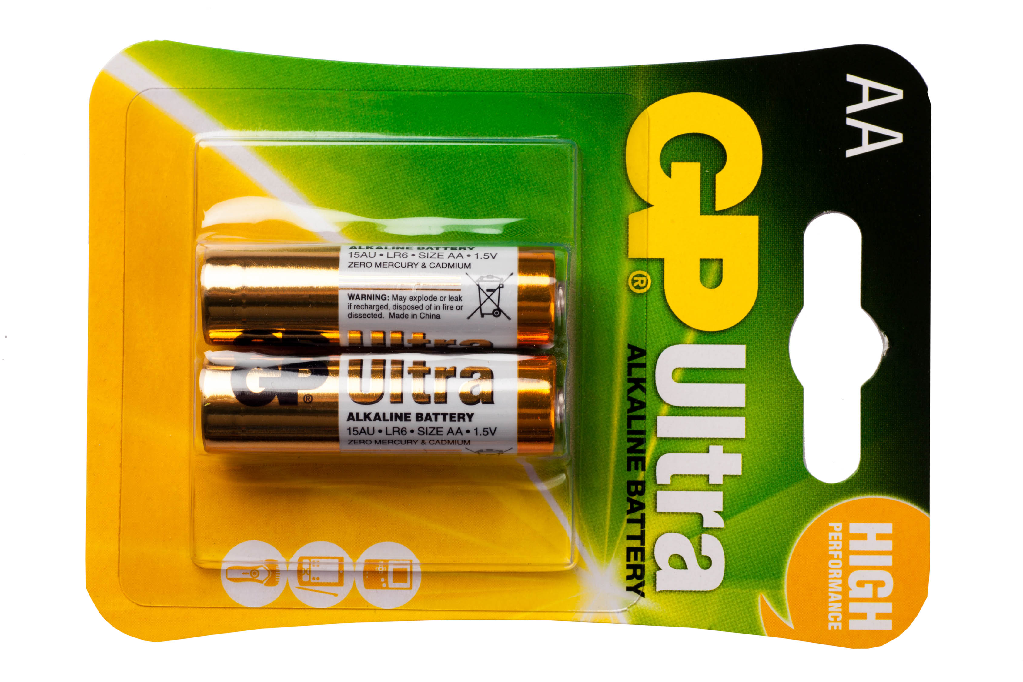 GP ULTRA ALKALİNE AA  PİL 2Lİ