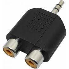 3,5MM STEREO DİŞİ 2RCA ERKEK ÇIKIŞ FİŞ