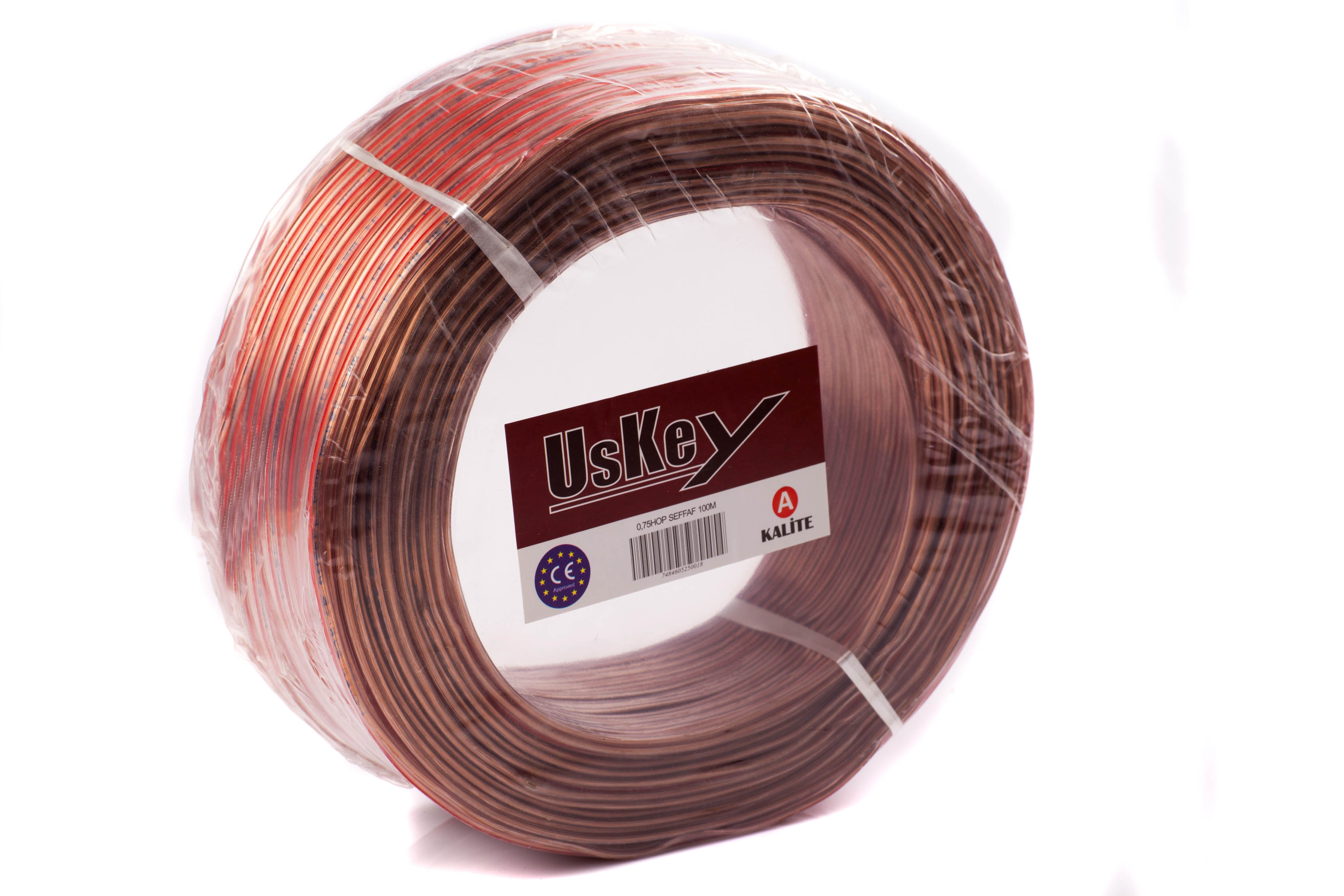 0,75 100MT ŞEFFAF USKEY KABLO