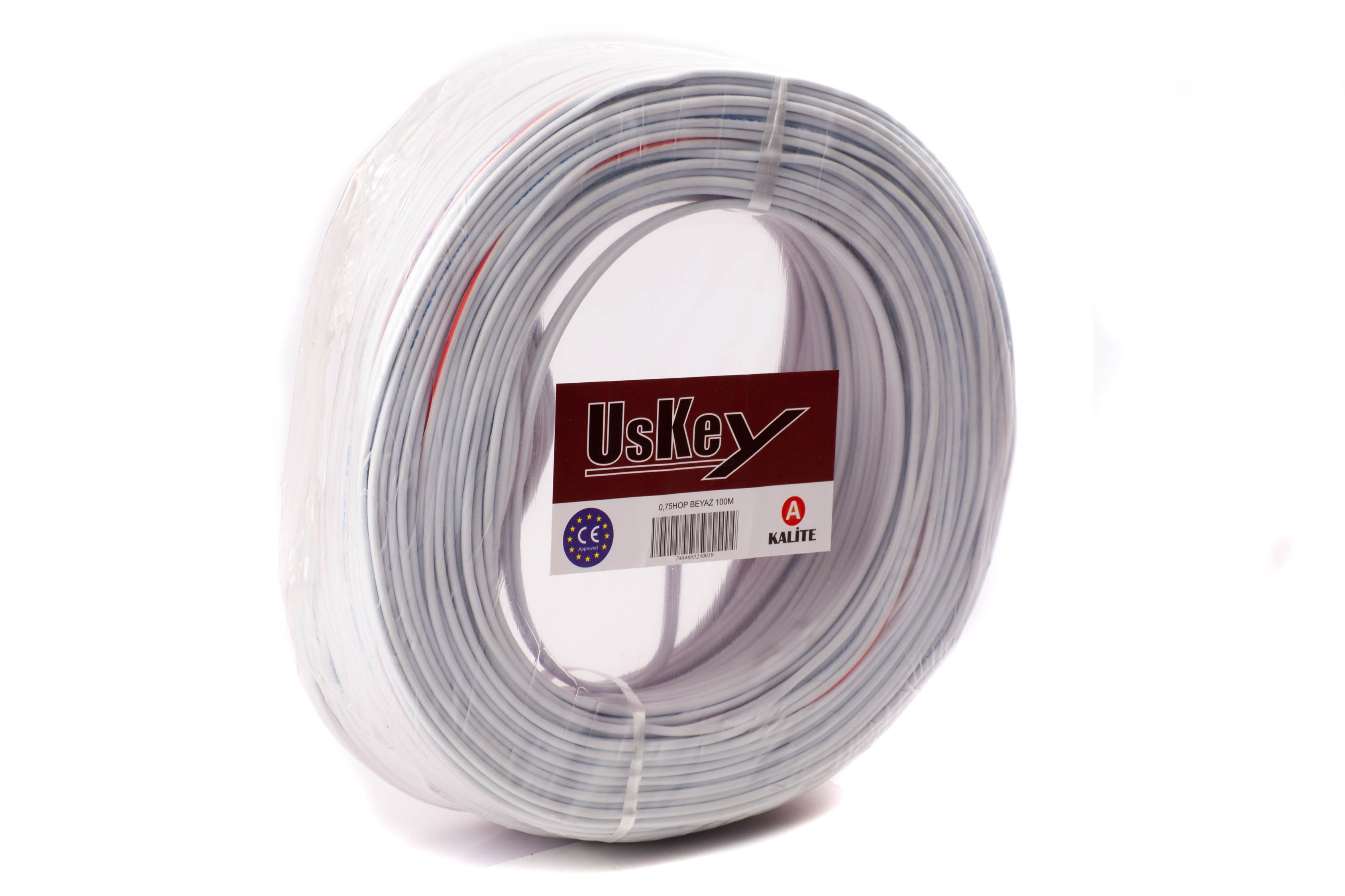 0,75 100MT BEYAZ USKEY KABLO