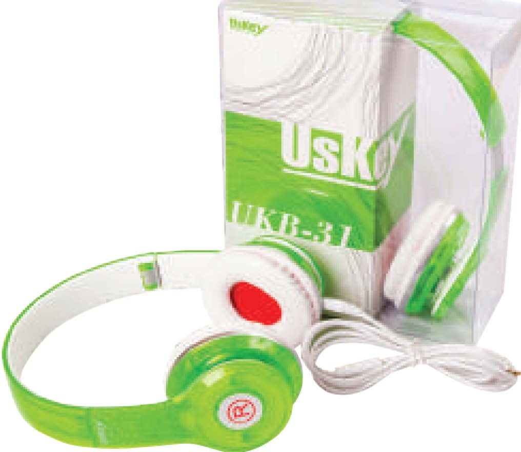 UKB-31 USKEY YEŞİL KULAKLIK