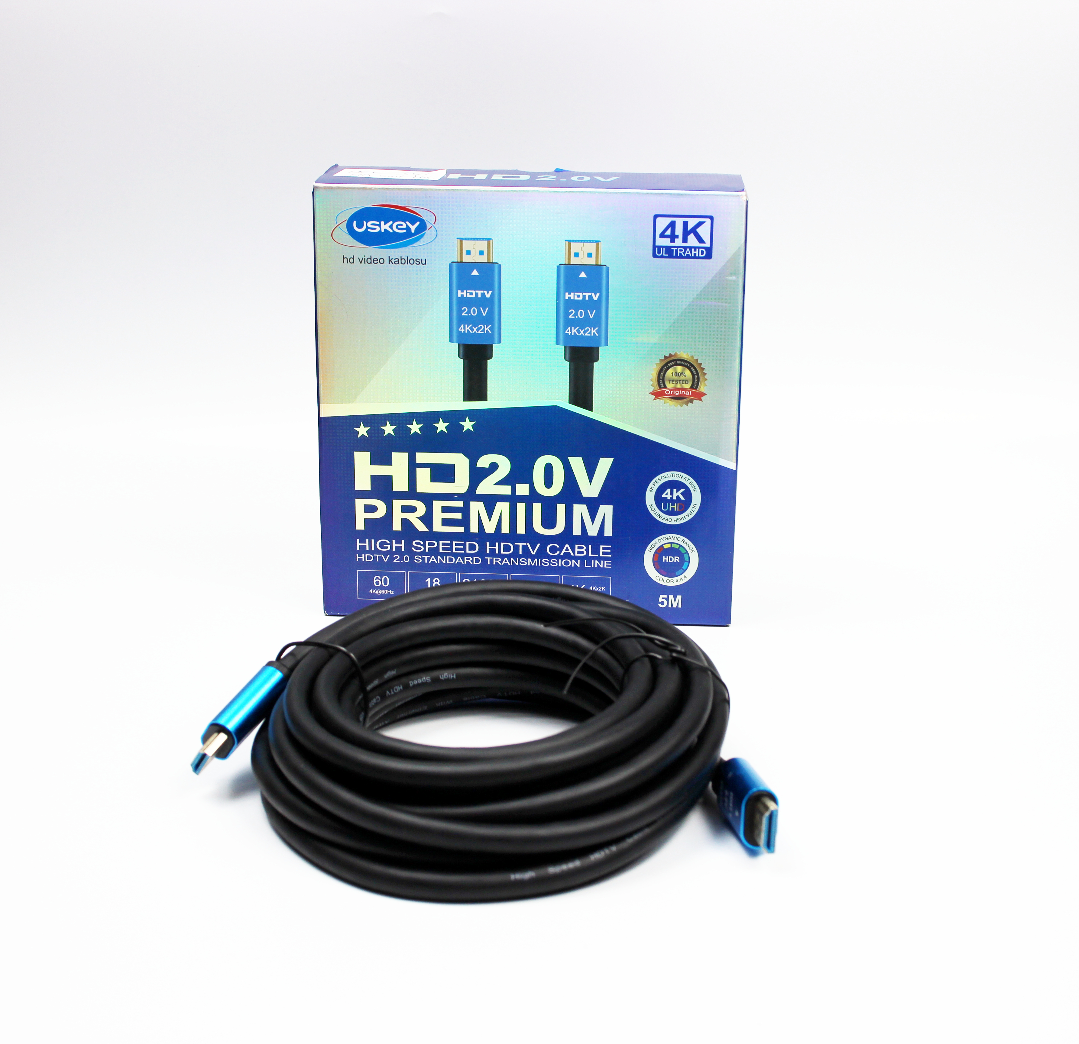 HDMI KABLO 4K 5 MT GOLD UKK-341