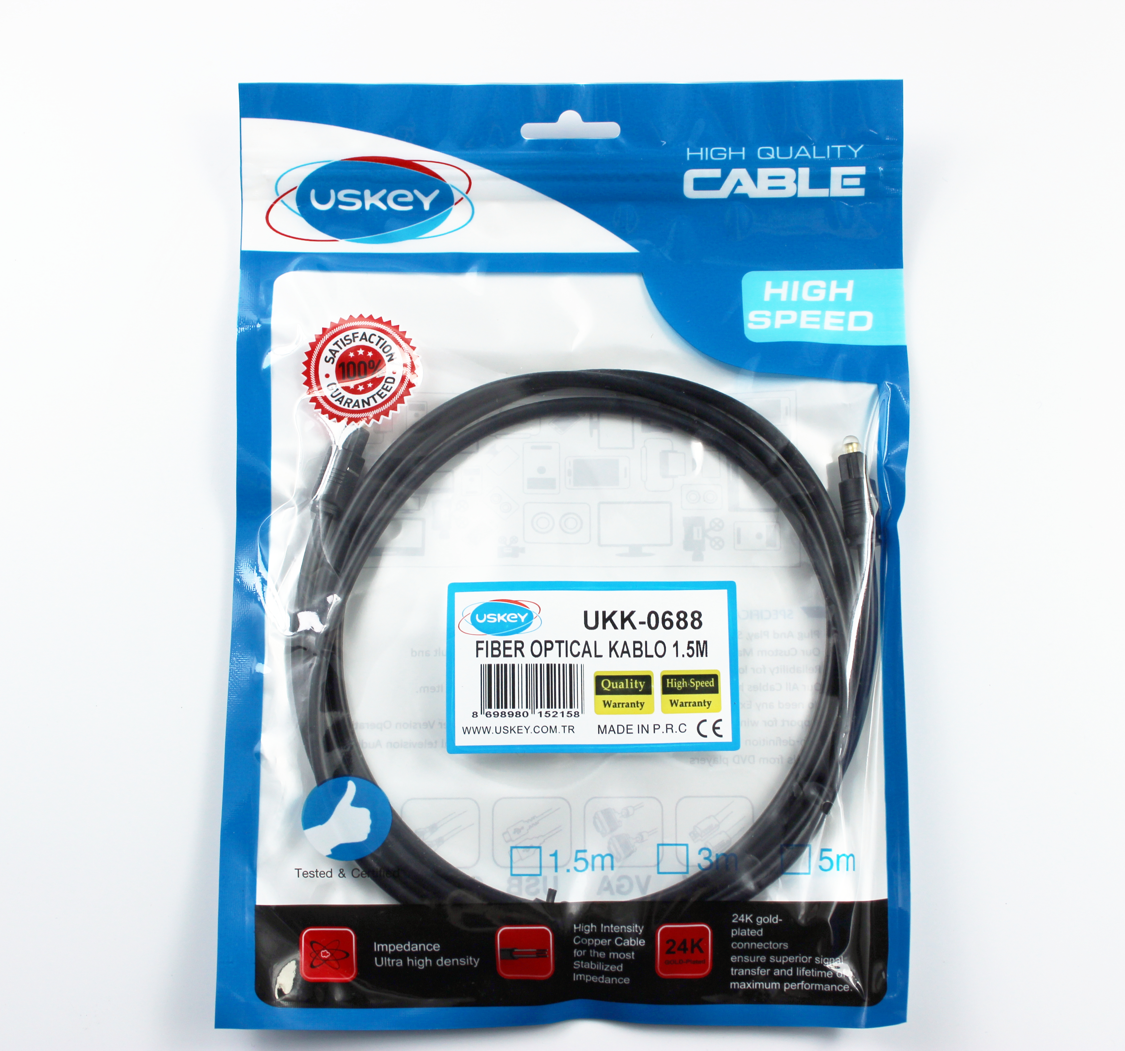 OPTİK KABLO 1,5 MT UKK-0688