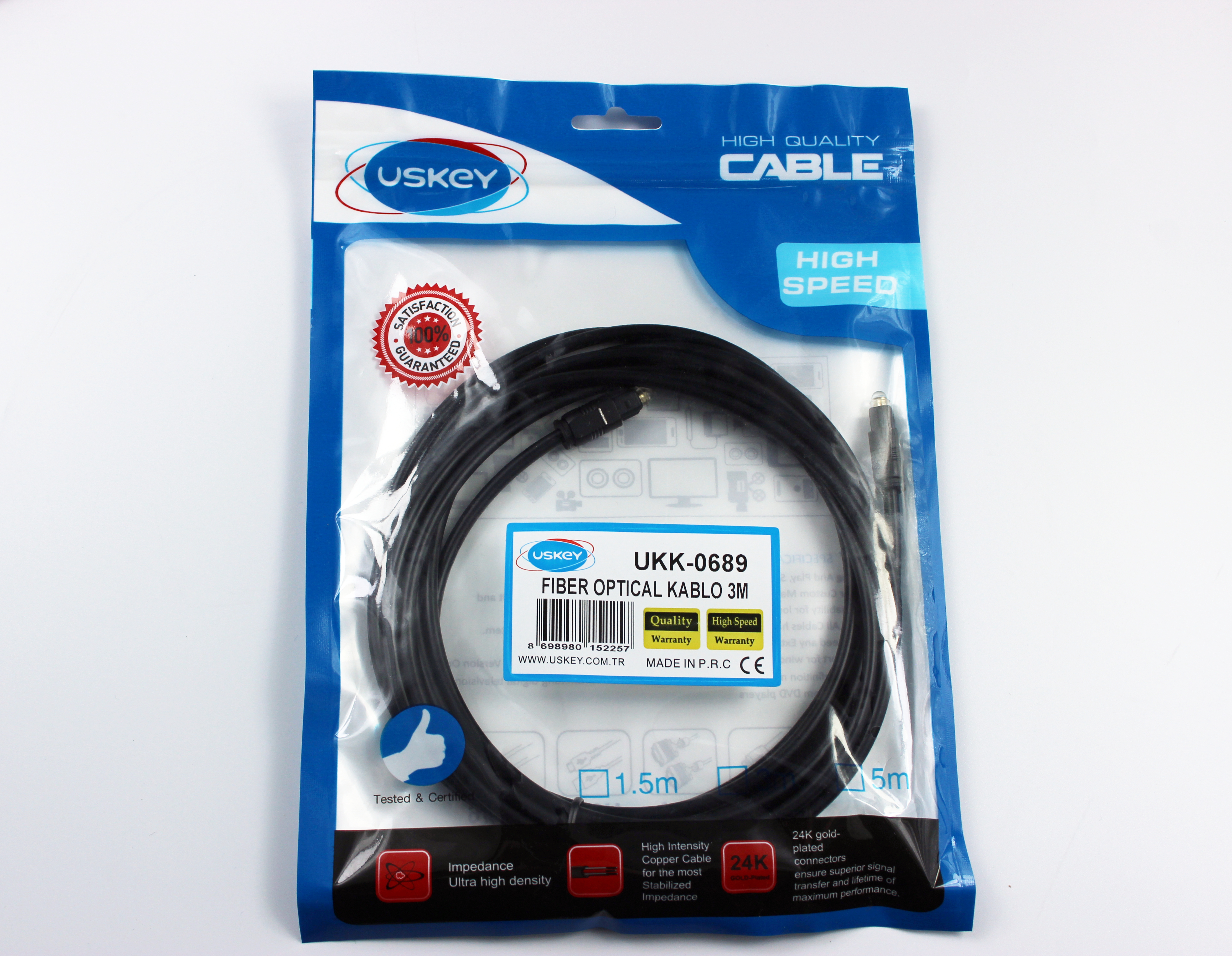 OPTİK KABLO 3 MT UKK-0689