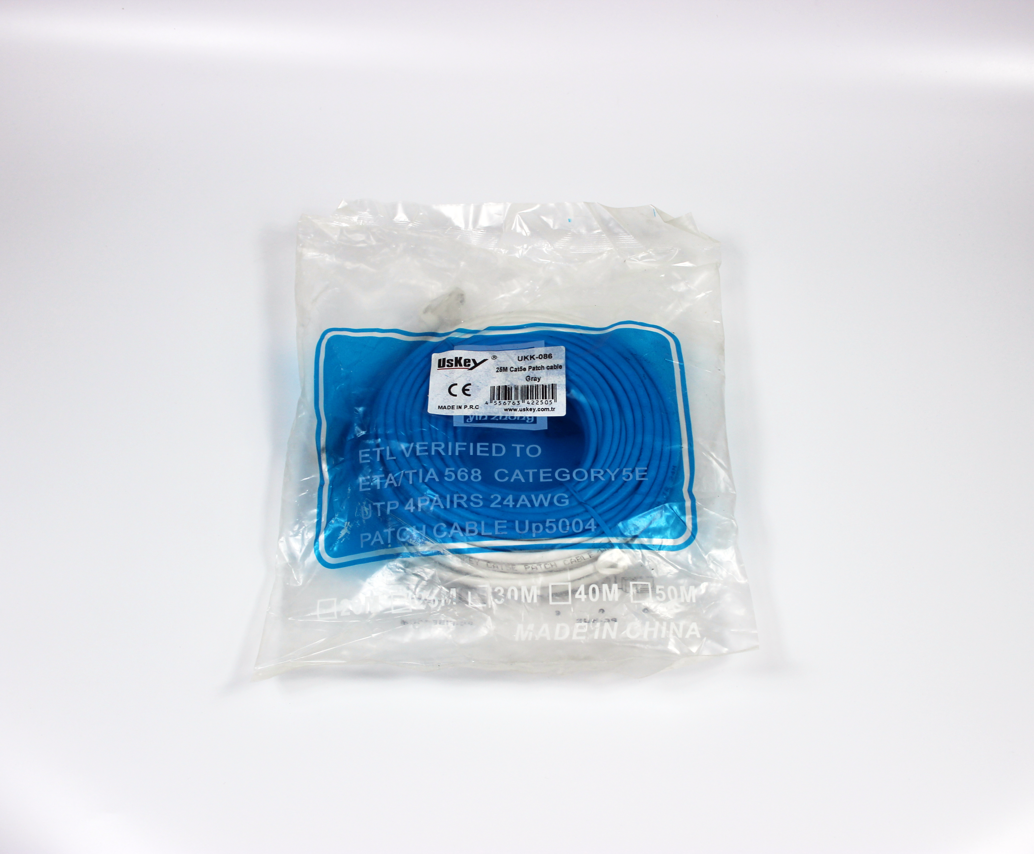 ETERNET CAT-5 25 MT KABLO UKK-086