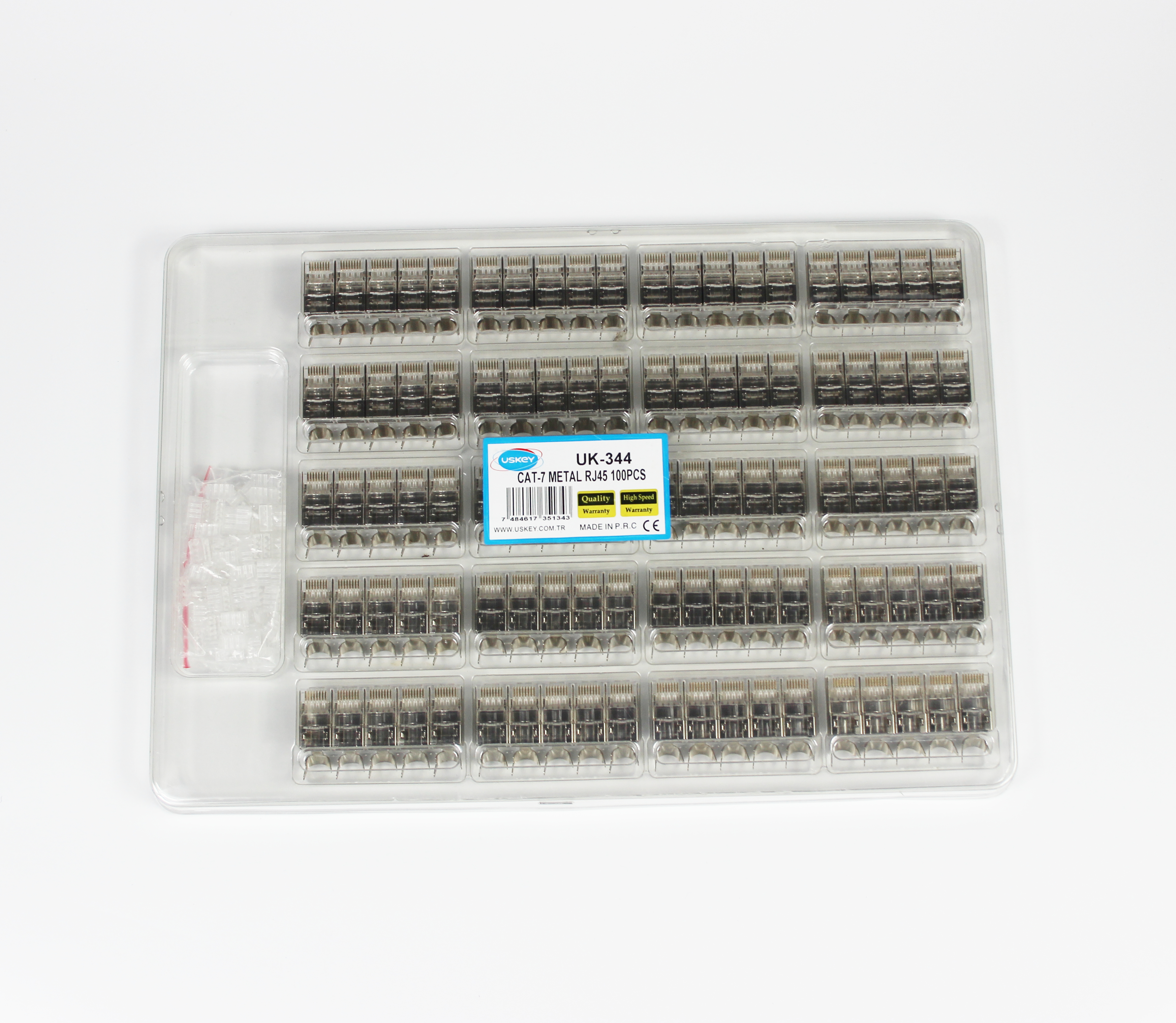 CAT-7 METAL KONNEKTÖR UÇ UK-344 100 ADET