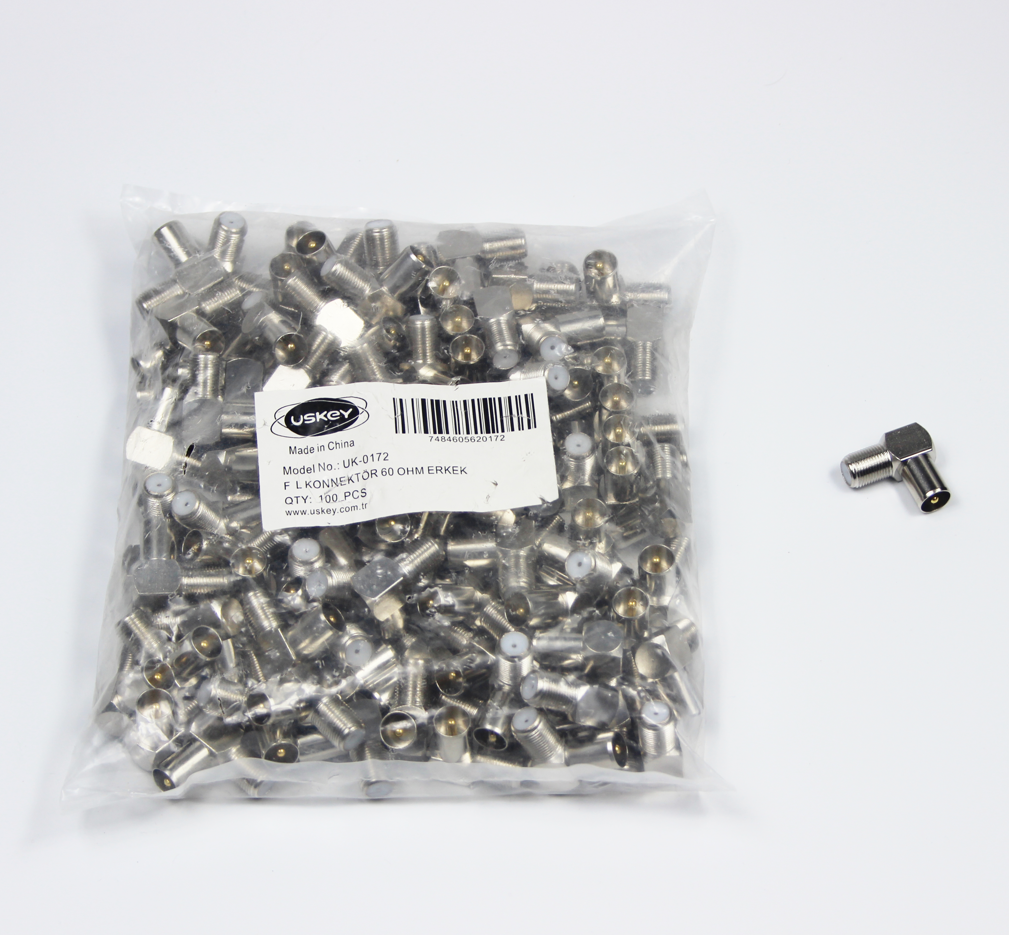 F L KONNEKTÖR 60 OHM ERKEK UK-0172