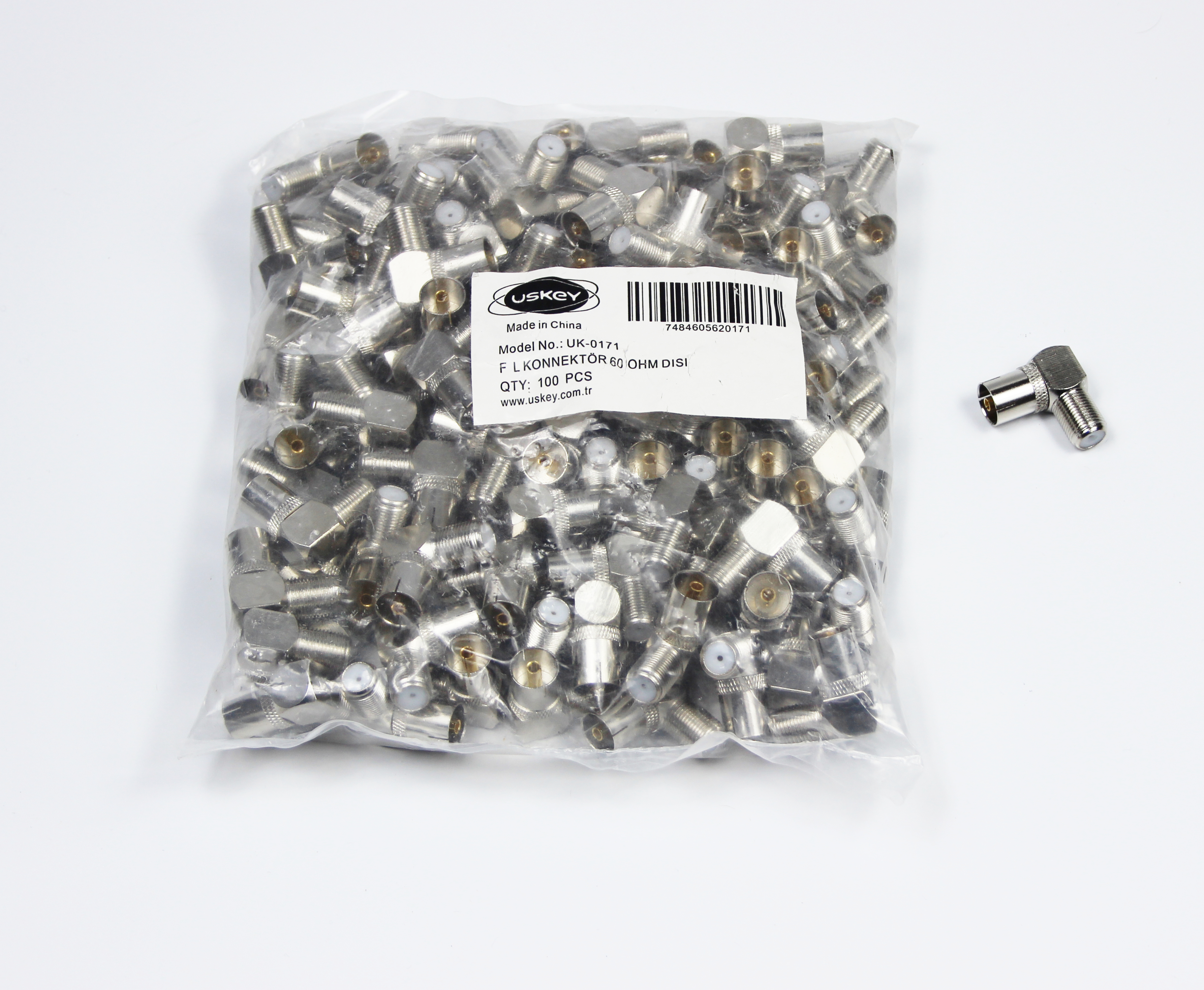 F L KONNEKTÖR HIZLI 60 OHM DİŞİ UK-0171 100 ADET