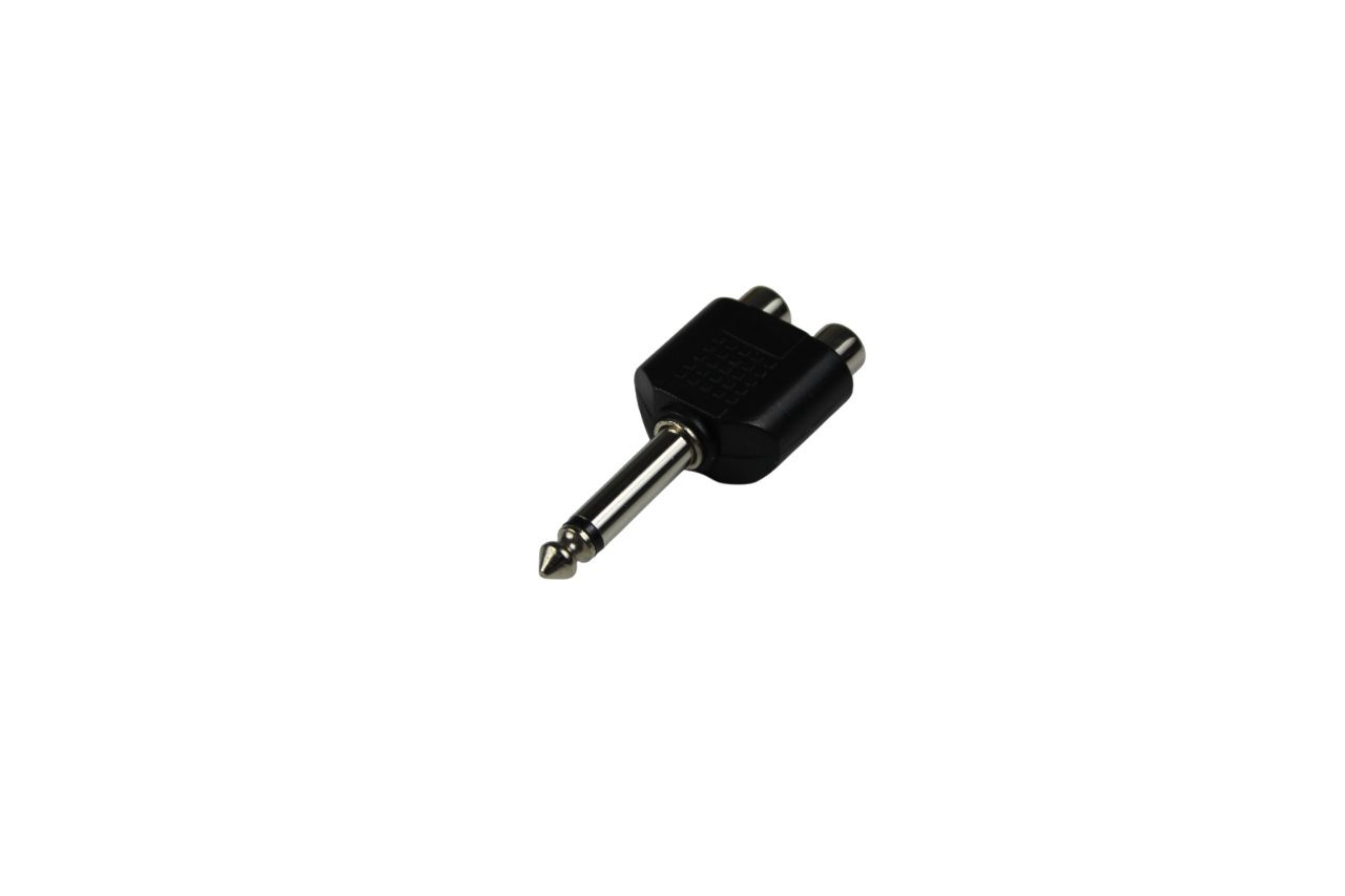 2 RCA GİRİŞ 6,35 MONO ÇIKIŞ UKJ-0180 100 ADET